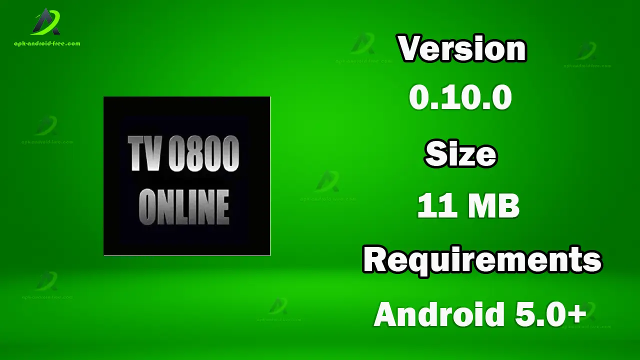 TV 0800 APK MOD